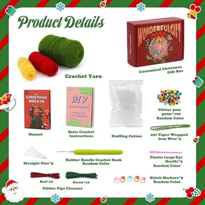 Christmas Crochet Starter Kit – Craft Your Own Holiday Decorations