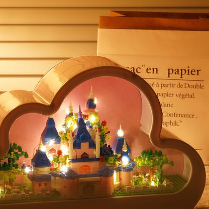 Cloud Night Light Mirror Toy Decoration Children Girl